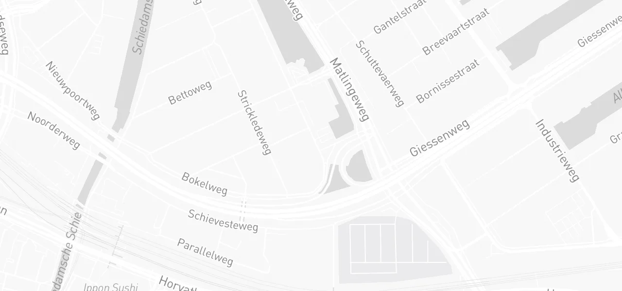 Kaart met de locatie van ANWB Rijschool Rotterdam aan de Thurledeweg 113, Rotterdam
