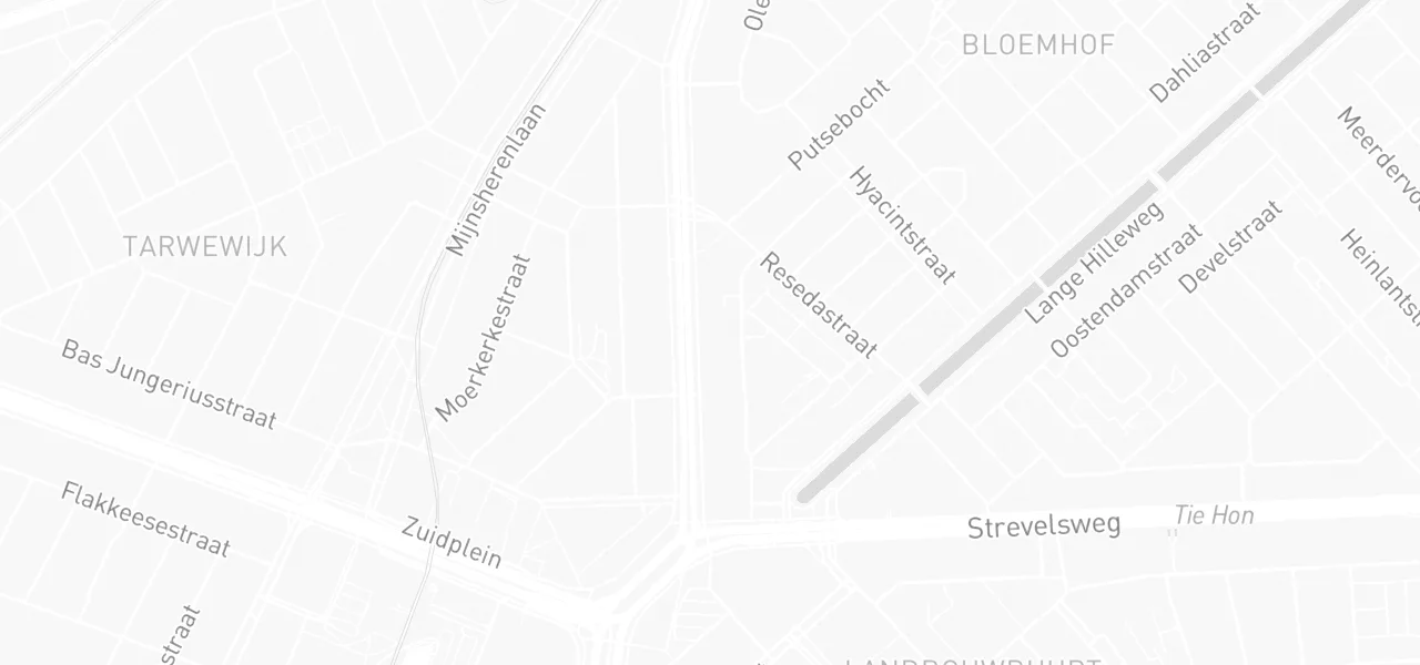Kaart met de locatie van Autorijschool JerJan aan de Dordtselaan 186-C, Rotterdam