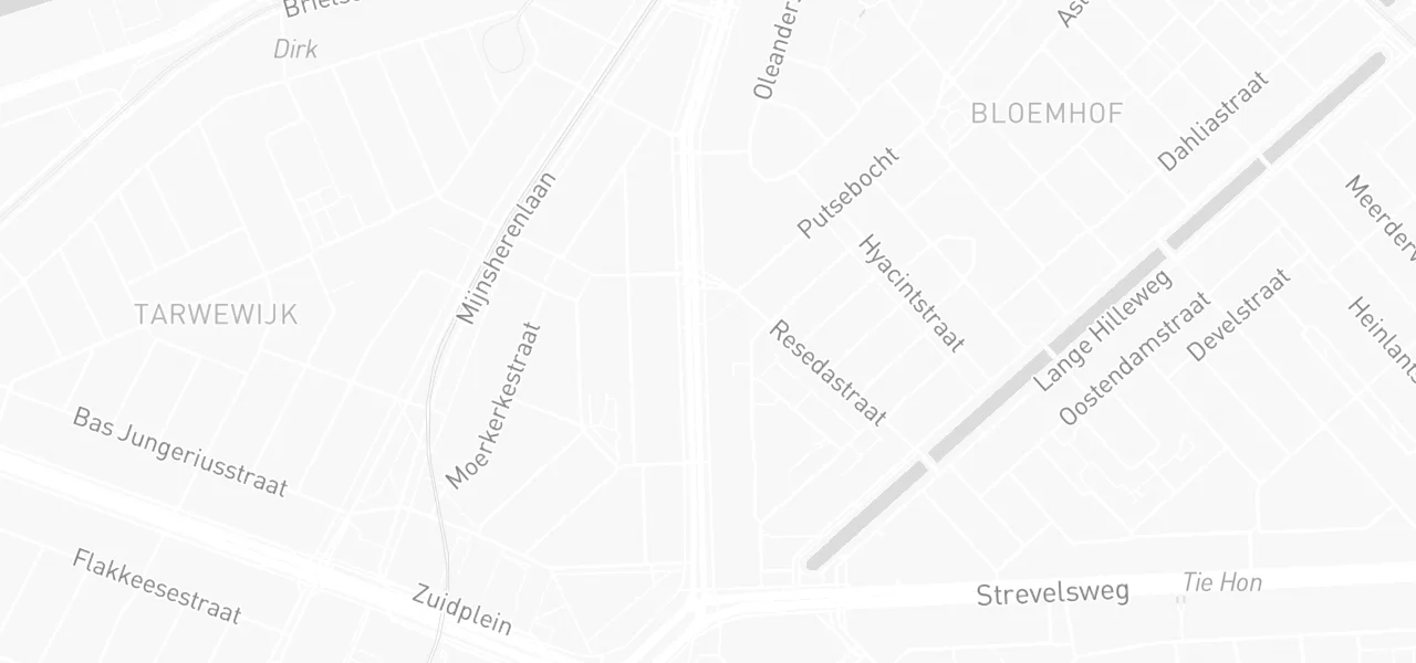 Kaart met de locatie van Bakkerij Feijenoord aan de Dordtselaan 162-164, Rotterdam