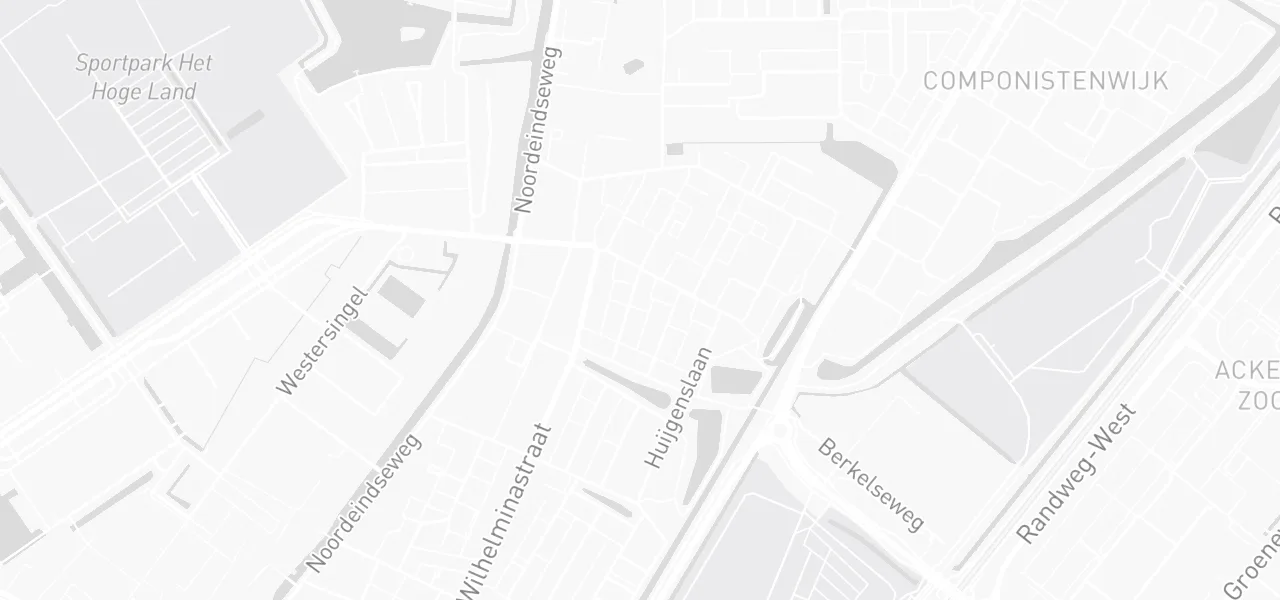 Kaart met de locatie van City Drive W. Toekoen aan de Verveenstraat 20, ROTTERDAM