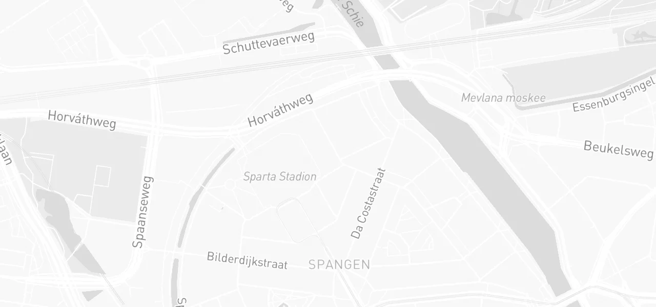 Kaart met de locatie van Go4drive aan de Spartastraat 1, Rotterdam