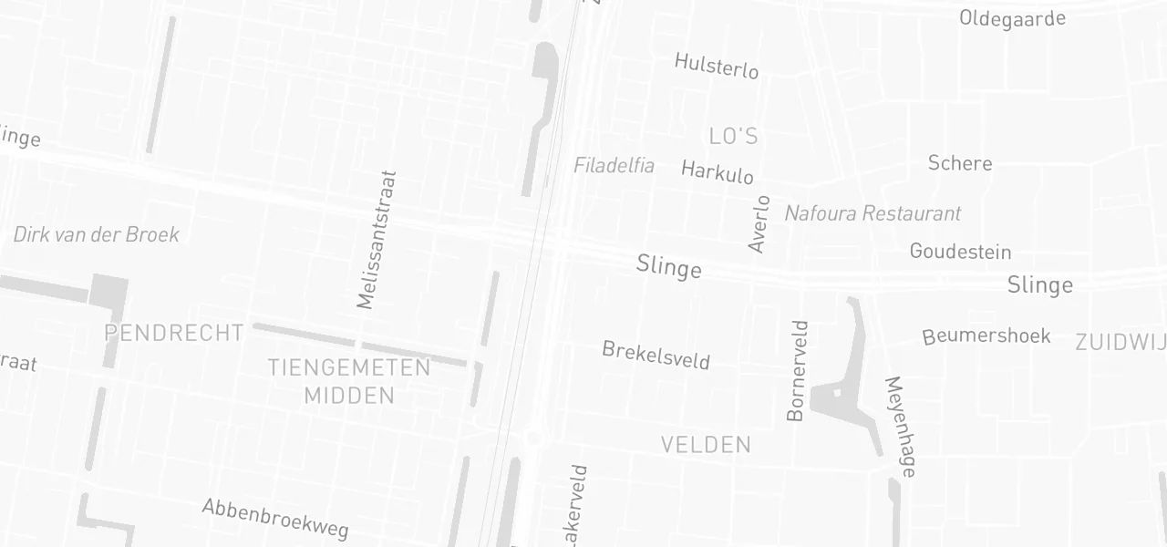 Kaart met de locatie van HSG Rijopleidingen aan de Rotterdam