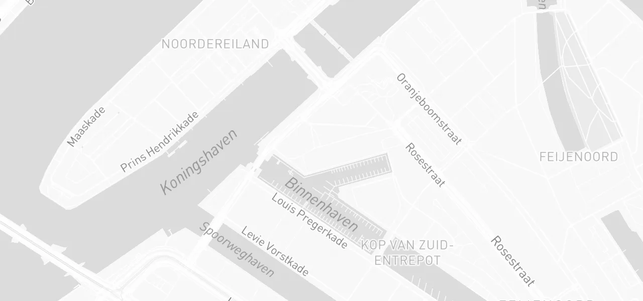 Kaart met de locatie van Paulles aan de Handelsplein 70, Rotterdam