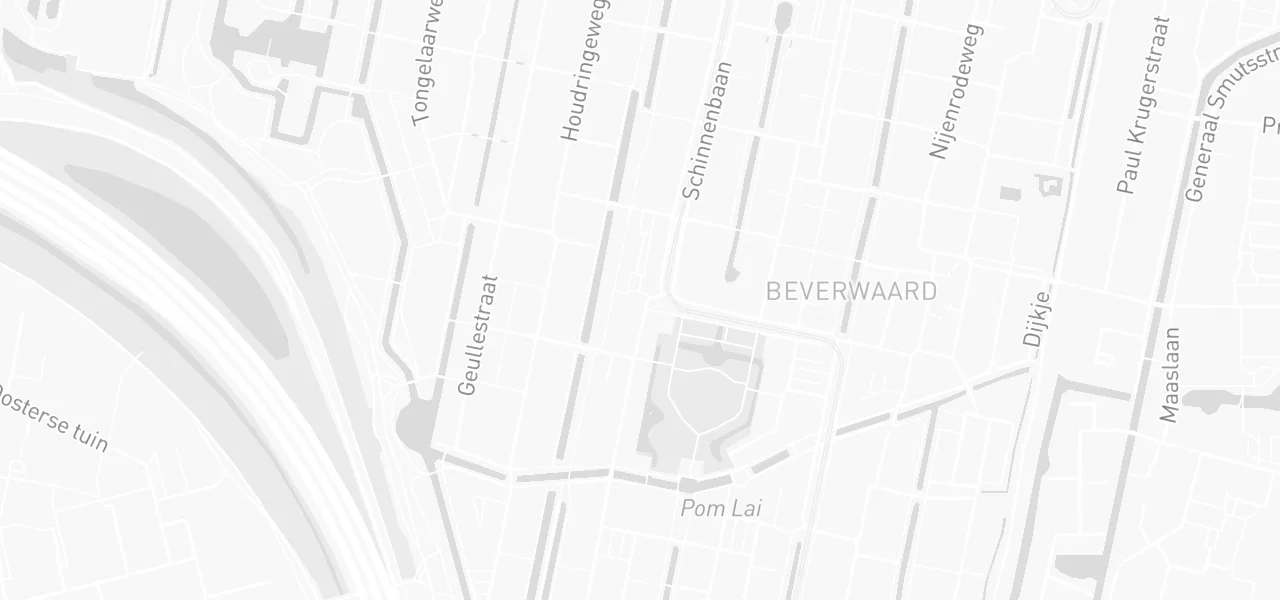 Kaart met de locatie van Raufi Drive aan de Rotterdam