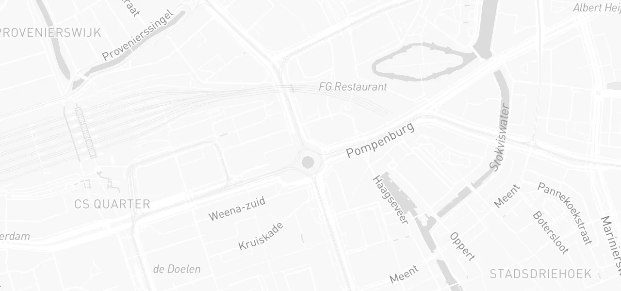 Kaart met de locatie van Rijschool absalem aan de Hofplein, Rotterdam