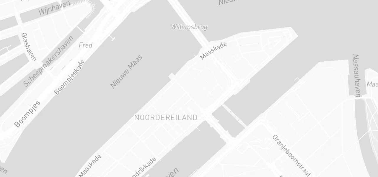 Kaart met de locatie van Rijschool Drive 'N Go aan de Van der Takstraat 52, Rotterdam