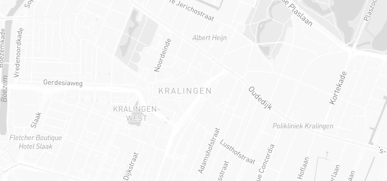 Kaart met de locatie van Rijschool Experience aan de Rotterdam