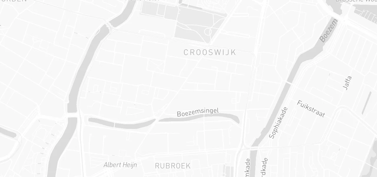 Kaart met de locatie van Rijschool Flexdrive aan de Van Meekerenstraat 317, Rotterdam