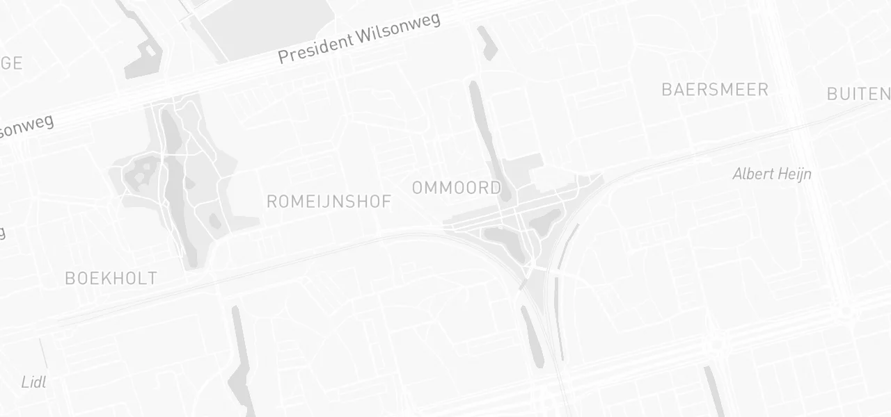 Kaart met de locatie van Rijschool Franklin aan de Albert Schweitzerplaats 421, Rotterdam