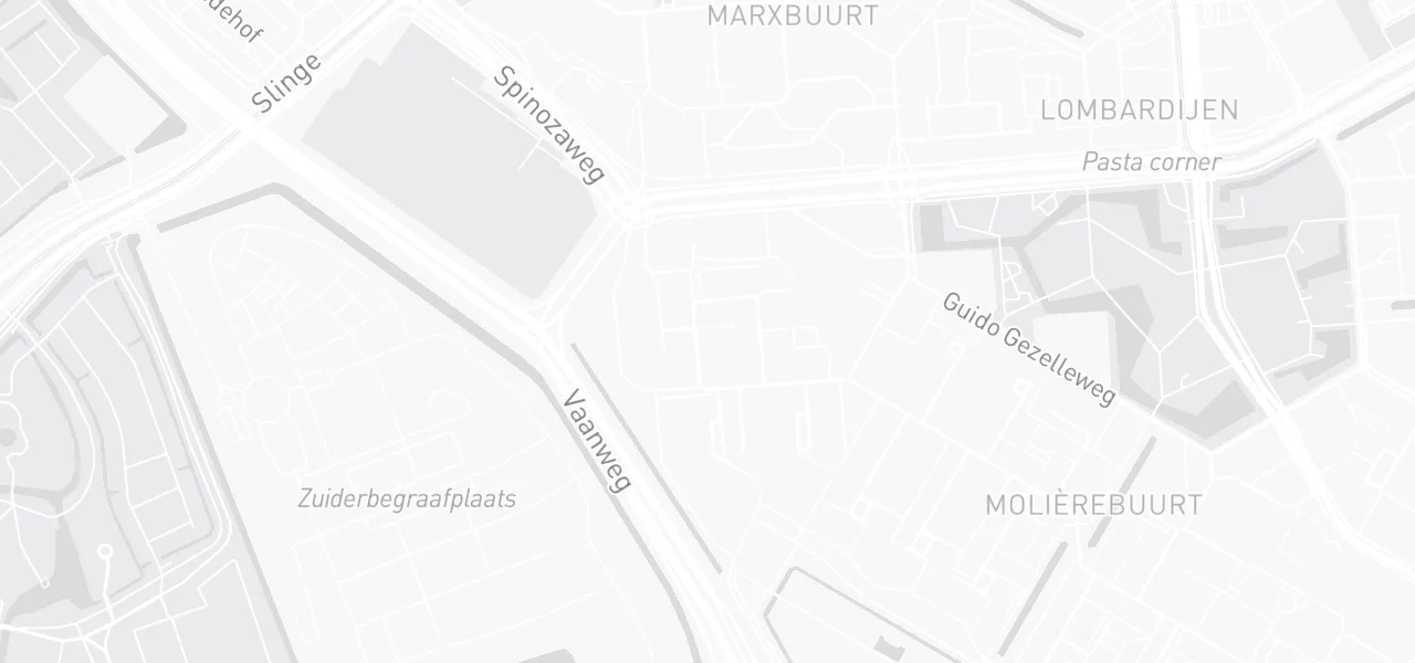 Kaart met de locatie van Rijschool Idrive2 aan de Van Langendonckstraat, Rotterdam