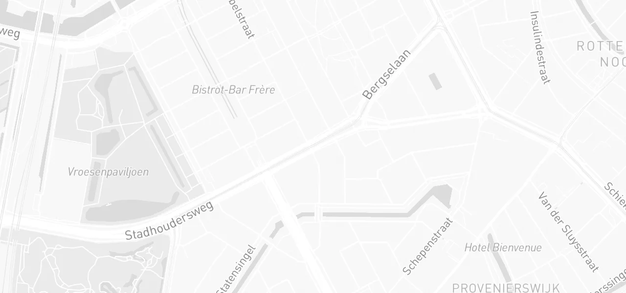 Kaart met de locatie van Rijschool Lesgarant aan de Rotterdam