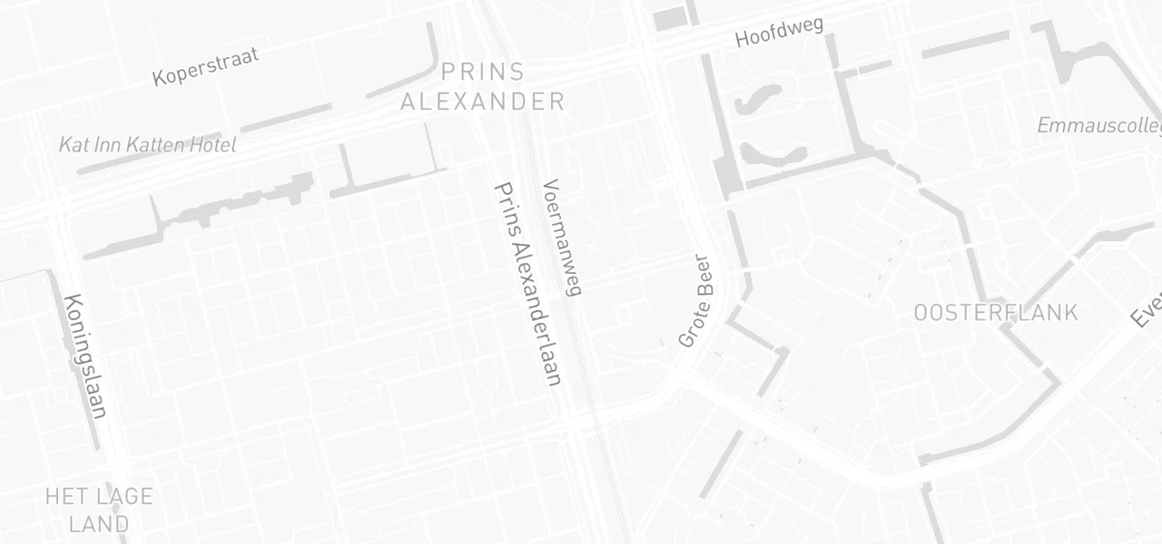Kaart met de locatie van Rijschool Nickan aan de Voermanweg 518, Rotterdam