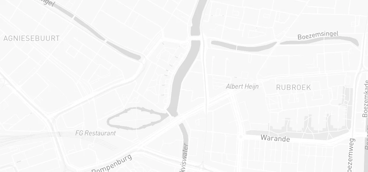 Kaart met de locatie van Shanghai Autorijschool aan de Linker Rottekade 408, Rotterdam