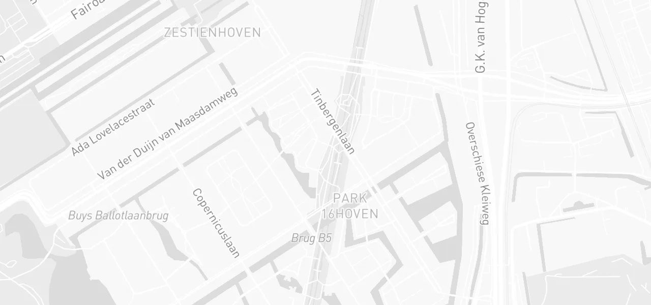 Kaart met de locatie van Silver-Rijschool aan de Einthovenpad 47, Rotterdam