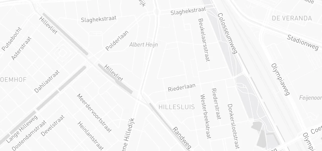 Kaart met de locatie van svs aan de Brabantsestraat 76b, Rotterdam