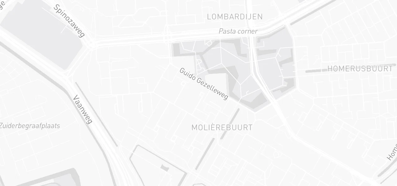 Kaart met de locatie van Verkeersschool De Zwaan aan de Marsmanstraat 78, Rotterdam