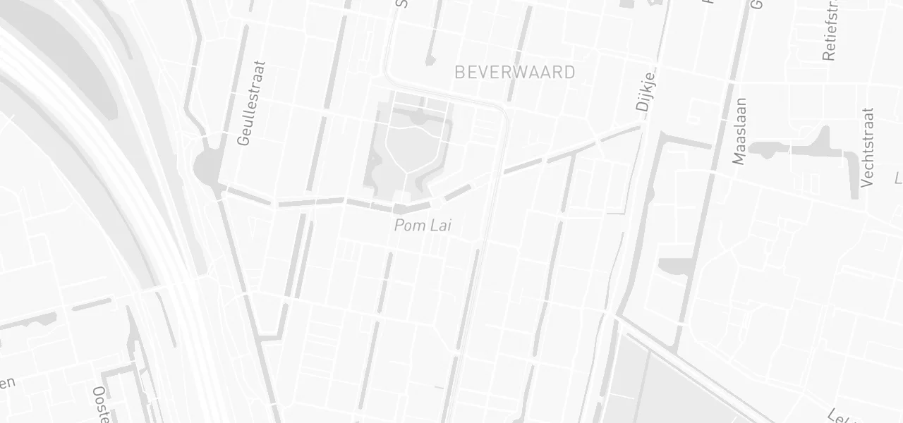 Kaart met de locatie van Verkeersschool Glenn thodn Lesgo aan de Fleringenstraat 17, Rotterdam