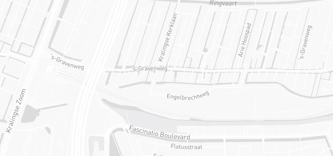 Kaart met de locatie van West Driving aan de Rotterdam